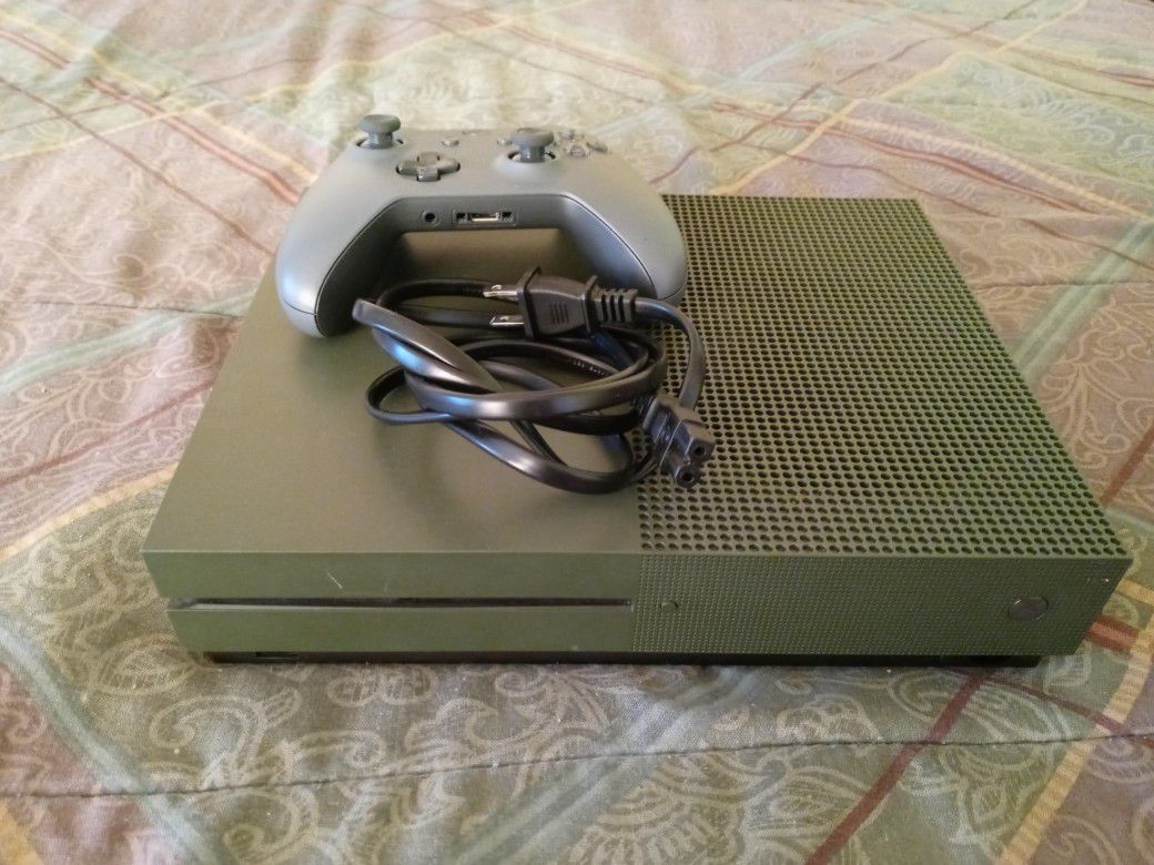 Xbox One S 1tb Military Green