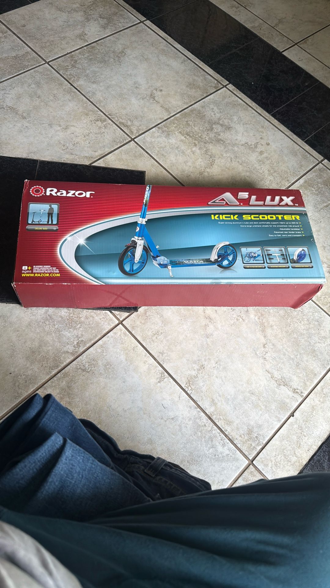 Scooter, Razor A 5 Lux NEW