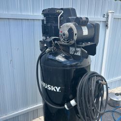 Husky 60 Gal Compressor And Hose