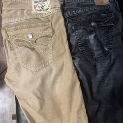 True Religion pants(2 pair) size 42