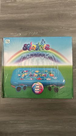 Splashie Inflatable Splash Pad with Sprinkler and two pairs of sunglasses