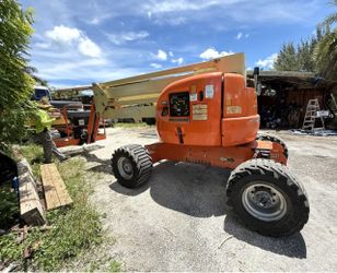 50800A9 AERIAL WORK PLATFORM JLG 450AJ SII 4X4 DIESEL ARTICULATING BOOM LIFT HANDLER