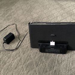 Sony speaker/alarm clock/radio