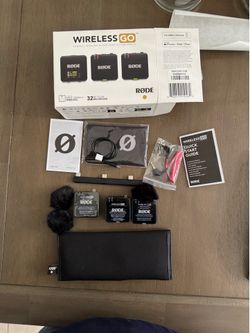 Rode wireless go series IV 32 Bit microphones