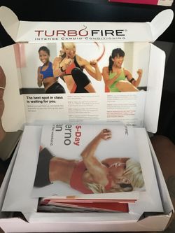 Turbo fire intense cardio conditioning kit brand new
