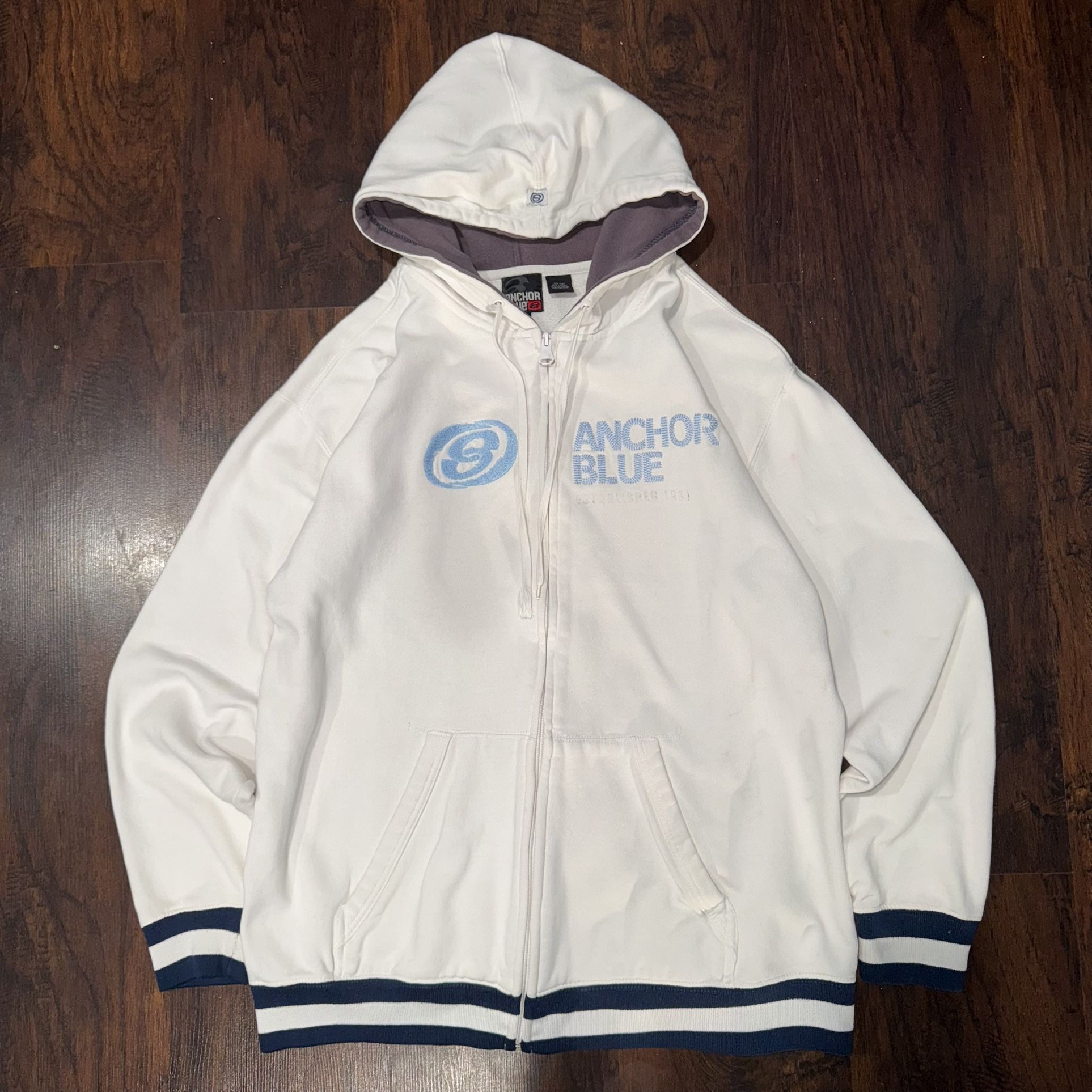 Anchor Blue hoodie