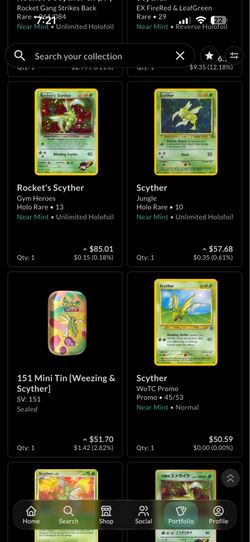 Buying all scyther cards! All languages!