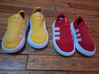 Unisex toddler size 10k slip in shoes
