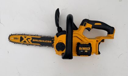DEWALT 20-Volt MAX 12 in. Brushless Cordless Battery Powered Chainsaw (Tool Only
