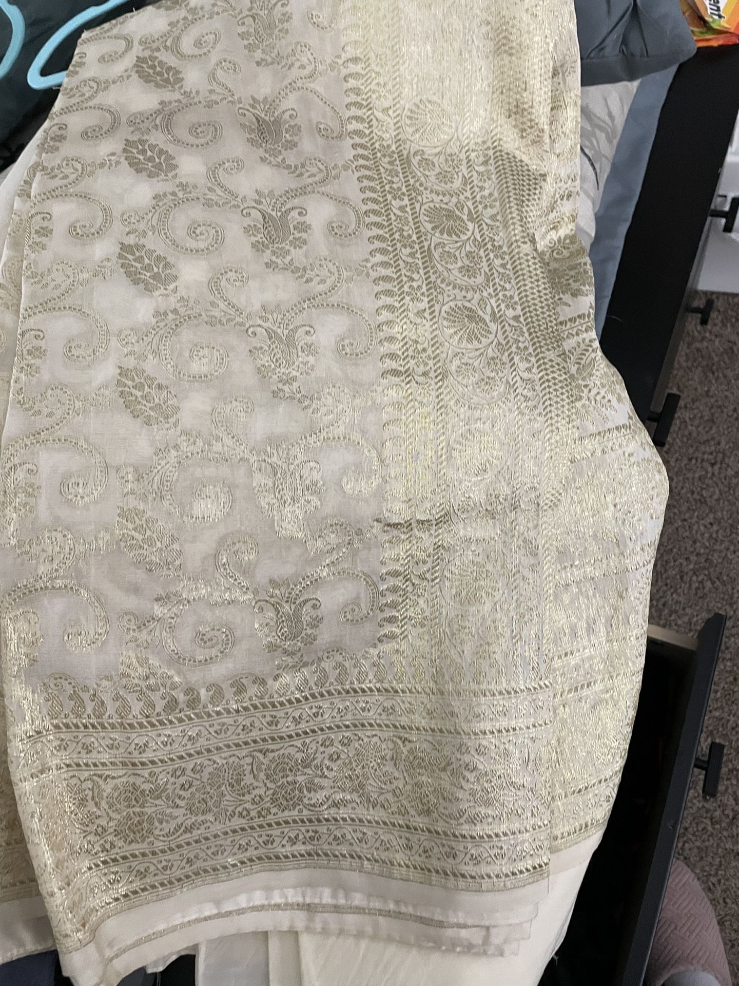 Banarasi silk saree gold thread