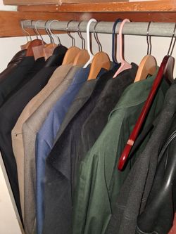 Hodge-podge of men's jackets