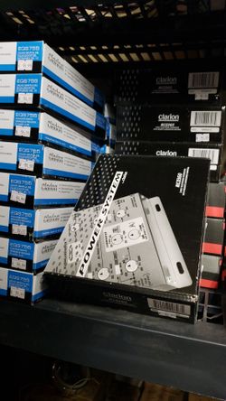 Preamp and crossover clarion all instock