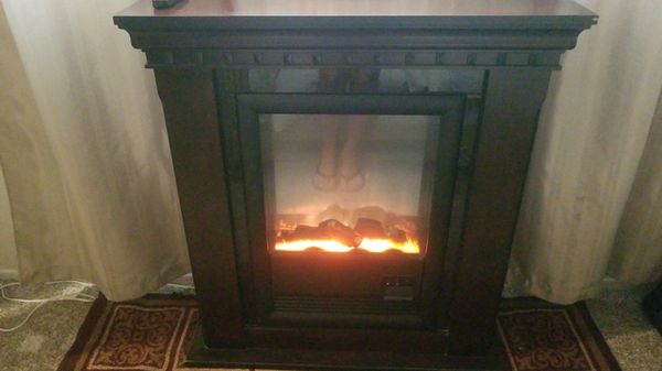 Electralog Electric Fireplace With Built In Heater Heating Plus