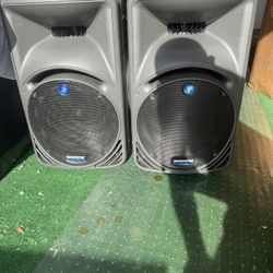 Pair MACKIE SRM 450 Speakers In Excellent Condition 