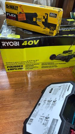 Ryobi 18in 40v push lawn mower