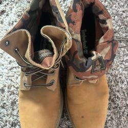 Timberland 6" Roll-Top Boot Wheat Camo Men's Sneakers US 9M Eur  43
