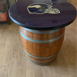 Viking Barrel Table 36” By 38” Hi