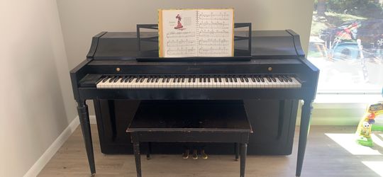Piano With Bench