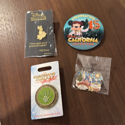 Disney Set #2 Pins and Button