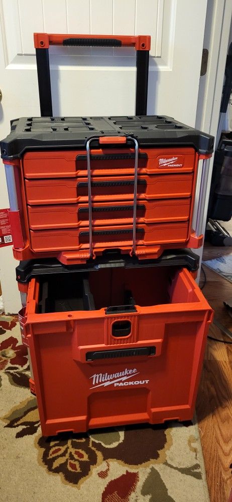 Milwaukee Packout Set Of 2 Toolboxes
