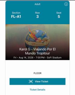 Karol G Friday August 14