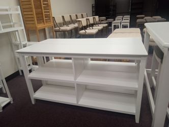 White Bookshelf / TV Stand 