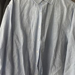 Banana Republic, Blue Men, Shirt, Size Medium