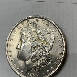 1889 P Morgan Silver Dollar 