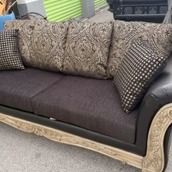 Roundhill Leather Sofa