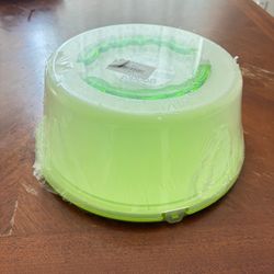 New Goodcook Green Plastic Cake Carrier