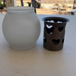 Beating Heart Candle Tea light Holder Partylite 