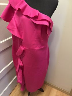Pink off the shoulder dress 3Xl  new