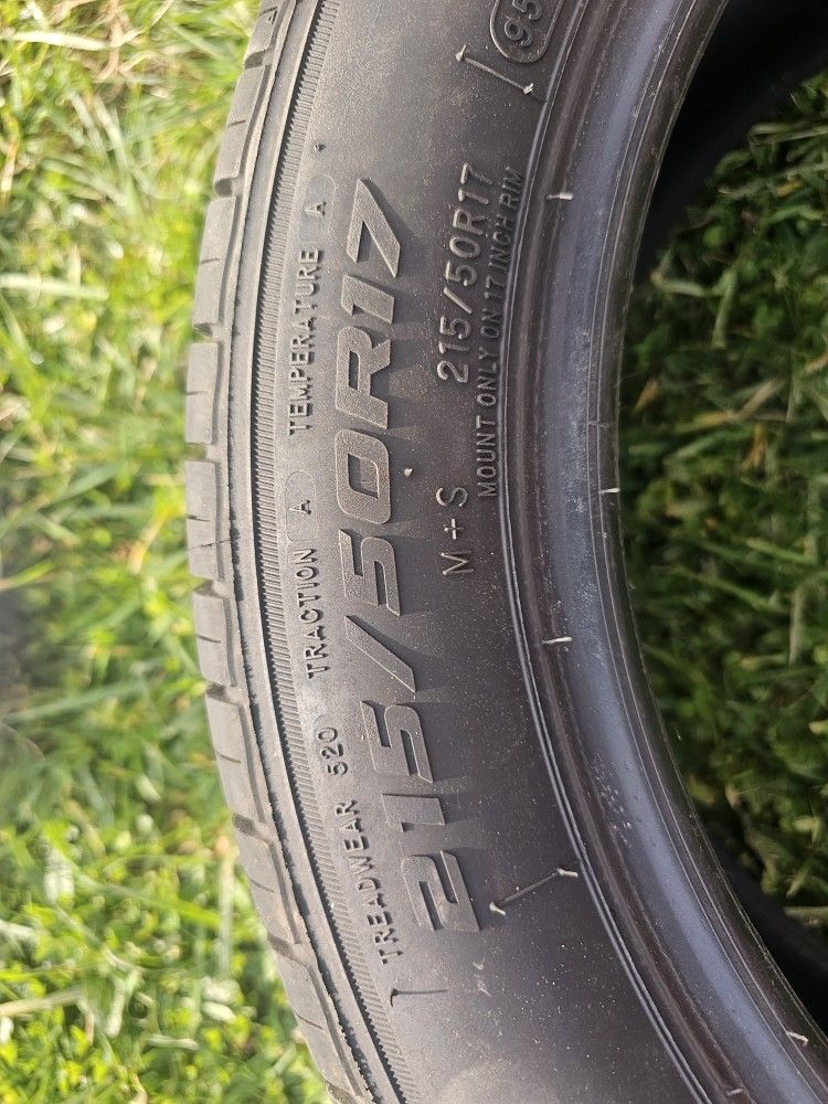 215 50 R17 Brand New