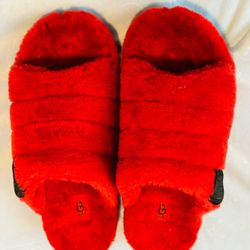 UGG Men's Soft Fluff You Slide Slip on