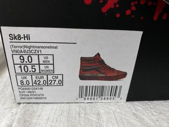 Vans nightmare on elm Street