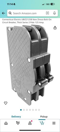 Zinsco 125amp Breaker