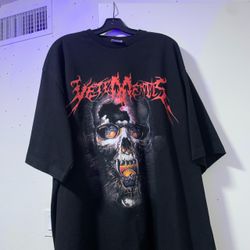 Vetements Metal Skull Shirt Size L