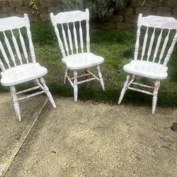 Free 3 Dining Chairs 