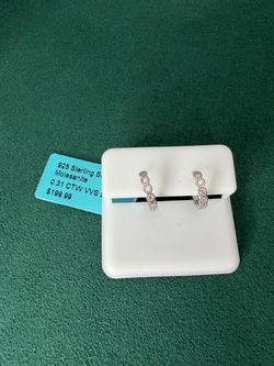 .925 Solid Sterling Silver Earrings