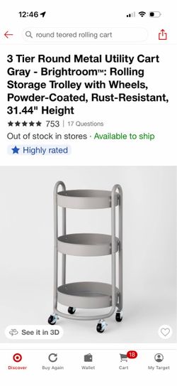 Rolling cart