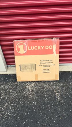 Lucky dog pet exercise pet 24 inches tall