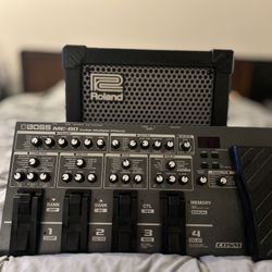BOSS ME80 MULTI EFFECTS PROCESSOR, ROLAND PORTABLE GUITAR AMP