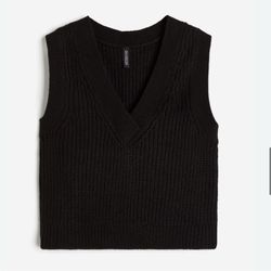 Black Sweater Vest 