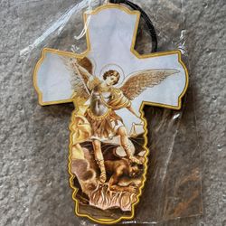 6 Inch Religious Cross Depiction Figure