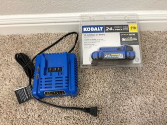 Kobalt 24V Battery & Charger Set – New