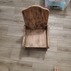 Homemade Wooden Rockingchair For Kids