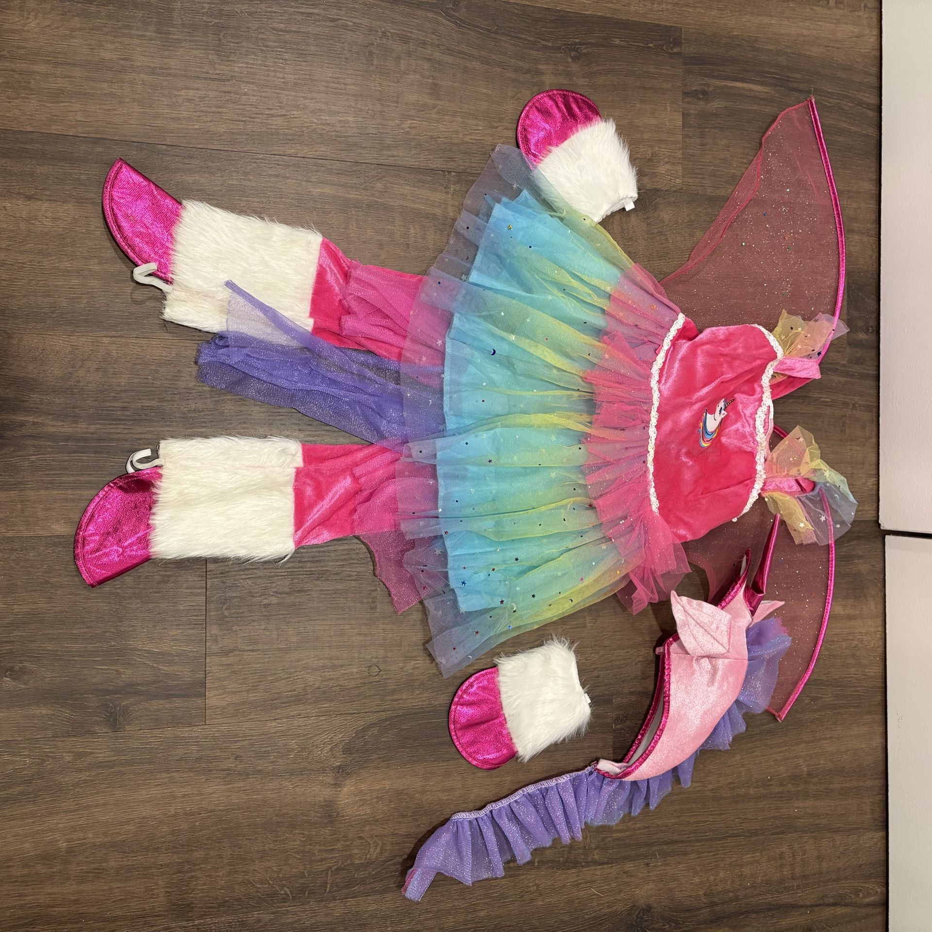 Unicorn Fairy Princess Costume Size 3T/4T