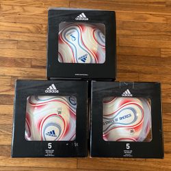 Brand New Adidas Soccer Balls Size 5 Each 