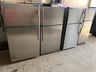 Stainless steel top and bottom refrigerators working perfecty with 4 months warranty starting at $250