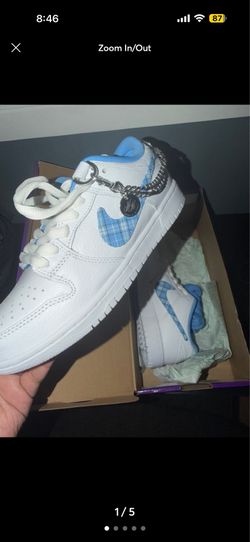 NIKE SB blue white university Carolina
